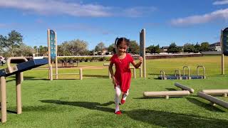 Jaedin shares inspiring and motivational message while playing at the park | well-balanced life