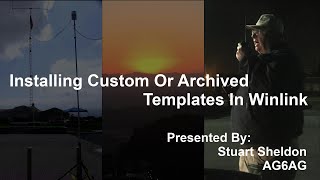 Installing Custom Or Archived Templates In Winlink
