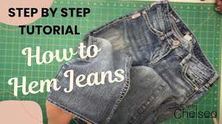 How to hem jeans: Step by step