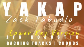 YAKAP (Lower Key Ver.) - Zack Tabudlo | Acoustic Karaoke | Chords