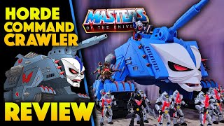 Motu Origins Filmation Horde Command Crawler REVIEW!