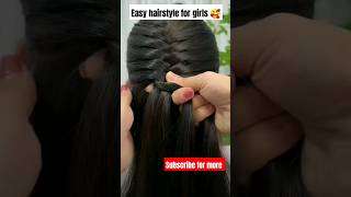 Cute Hairstyle Girls🥰Simple and Easy:#shorts#hairstyle#hairstyles   #hairstyletutorial#youtubeshorts