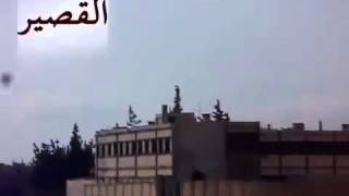 Syria   Assad Mortars Target Al Qousair for Destruction 11 March 13 Homs