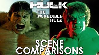 The Incredible Hulk (2008) and The Incredible Hulk (1977–1982) - scene comparisons