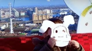 Cable Car Ride across the River Thames/Video for Kids/London