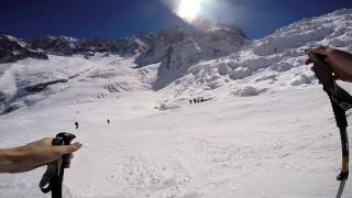 Skitour on Vallee Blanche 28 mar 2017