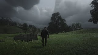 Thunderstorms rain gameplay Red Dead Redemption 2