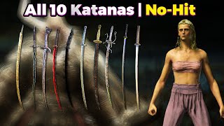 All 10 Katanas | No Hit Consort Radahn | Elden Ring