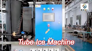 3 tons/24h commercial ice tube maker machine automatic for bars ice plants