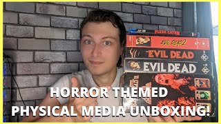 HORROR THEMED PHYSICAL MEDIA UNBOXING!