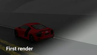 My first car animation