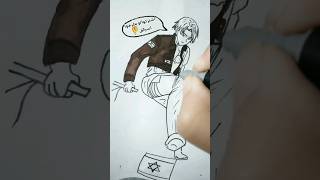 رسم ولد يدوس علم اخرائيل 👎