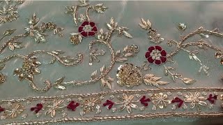 Hand work suit //Zardozi embroidery //new Design