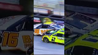 Austin Cindric  gets into Allmendinger #racing #nascar #shorts #bristol #monsterenergy #cupseries