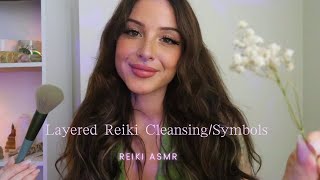 ASMR Reiki ⛈️Powerful Energy Cleansing, re center nervous system (Clearing thunder storm, card pull)