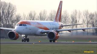 Easyjet A320NEO departing RW36L at schiphol Airport