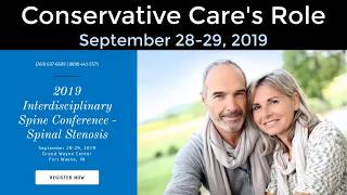 conservative care's role in spinal stenosis