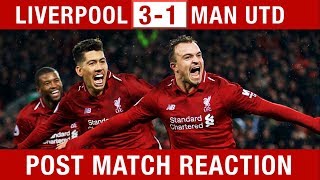 SHAQIRI SMASHES THE MANCS! Liverpool 3-1 Man United Fan Reaction #LIVMUN