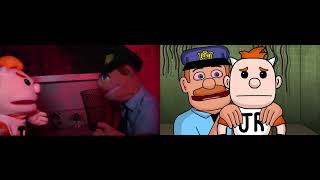 SML Movie: Five Nights At Freddy's 3 [Original & Animation Side By Side]