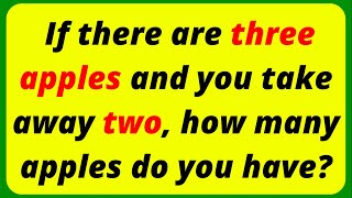 ONLY A GENIUS CAN ANSWER THESE 10 TRICKY RIDDLES | Math Riddles | Riddles Quiz - Part 11