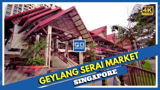 [4k HDR]  Geylang Serai Market Walking tour Walk about| 新加坡 | 싱가포르 | シンガポール | सिंगापुर