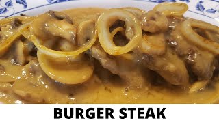 HOW TO COOK BURGER STEAK