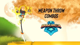 All weapons throw combos BRAWLHALLA