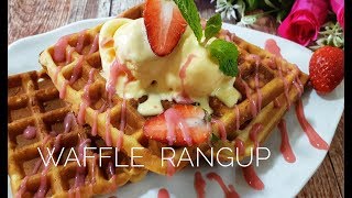 Waffle Rangup Ala A&W Yg Sedap dan Mudah /Crispy Waffle