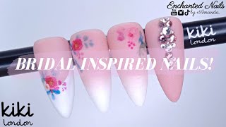 Bridal Inspired Nails Art | Gel Polish Ombre Tutorial