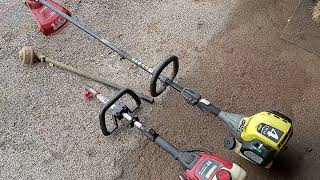 My Craftobi string trimmer. 4 cycle Ryobi and Craftsman bush whacker shaft. @InTylerable