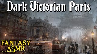 ⛈ Ambience ASMR | Victorian City Paris 🐎 Heavy Rain, Thunder, Lightning (Cosy Ambience ASMR)