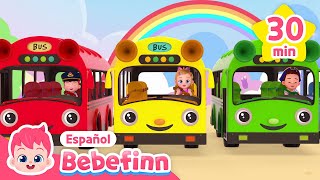 Vamos a Contar y Jugar con Autobuses🚌 | Los Números del 1 al 10 | Bebefinn Canciones Infantiles