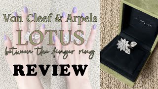 Van Cleef & Arpels 💚🪷 LOTUS between the finger ring l REVIEW