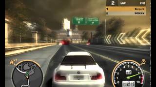 NFS Most Wanted - Sonny - Boss Race - Walkthrough - Track 005