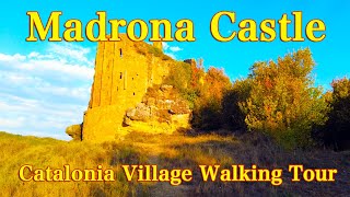 Madrona castle (Lleida, Catalonia) Village Walking tour (Spain) #relaxation