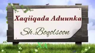 XAQIIQADA ADUUNKA SH.Boqolsoon