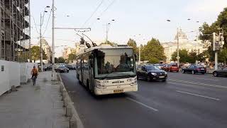 Troleibuzul Irisbus Citelis #5378 pe linia 85 la Universitate