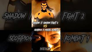 Shadow Vs Scorpion 🦂🗿||Who is the deadliest fighter #shorts#mk#shadowfight2#mortalkombat