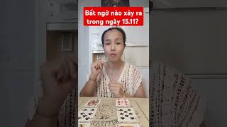 Bất ngờ nào sẽ xảy ra trong ngày 15.11.2024? #boibaitayhoian