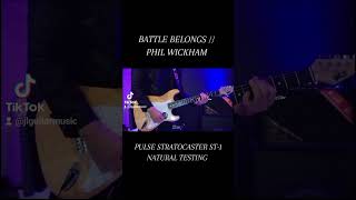 Battle Belongs // Phil Wickham | Lead Guitar Intro ( Pulse Stratocaster ST-1 Natural Testing ) 🎸🔥🙌