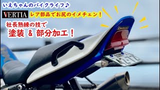 カスタムワイドテールカウルを取り付けたらメチャメチャ印象が変わりました♪ Kawasaki ZRX1100