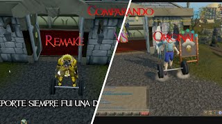 COMPARANDO HOMBRES DE ACCION (MULAN) RUNESCAPE 3 STYLE OLD VS REMAKE