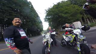 Supermoto 701 crash