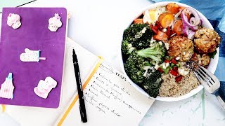 Comment Manger Mieux Facilement Grâce Au Bullet Journal 📔 [Une Journée Dans Mon Assiette Vegan 🍠]