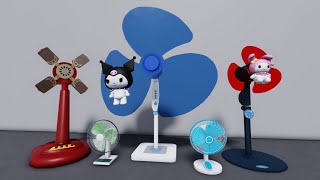 DIY Fan Toy For Baby, Fan Experiment Video - Kipas Angin Baling baling Kuromi