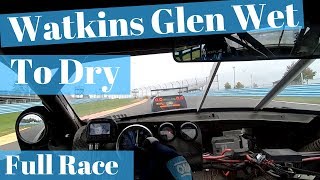 Watkins Glen Wet to Dry Full Race