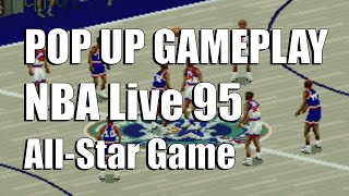 NBA Live 95 - All Star Game - Pop Up Gameplay