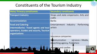 Constituents of tourism | Session2  - Part 1