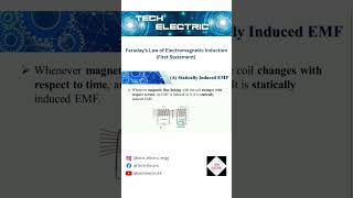 Faraday's Law of Electromagnetic Induction (First Statement)