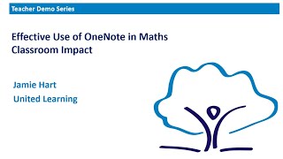 OneNote in Maths - Classroom Impact